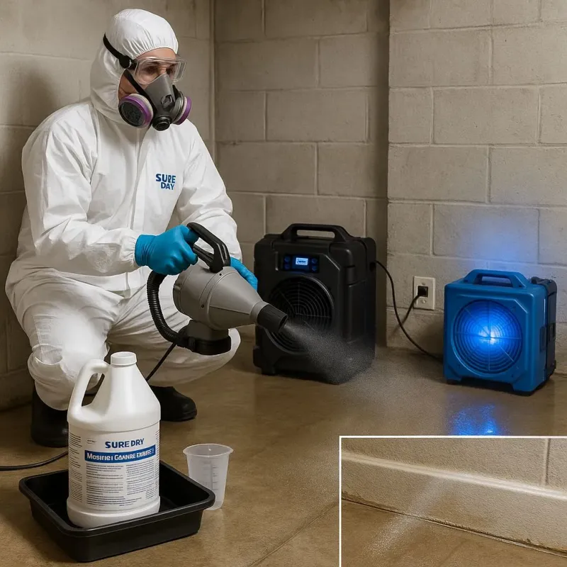 Sanitization and Odor Removal process in Laurel, FL